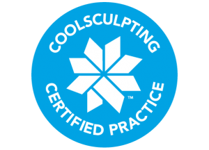 Graphic of CoolSculpting Logo and stating Certified Practice.