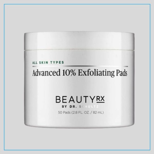 Beauty Rx Advanced 10% Exfoliating Pads.