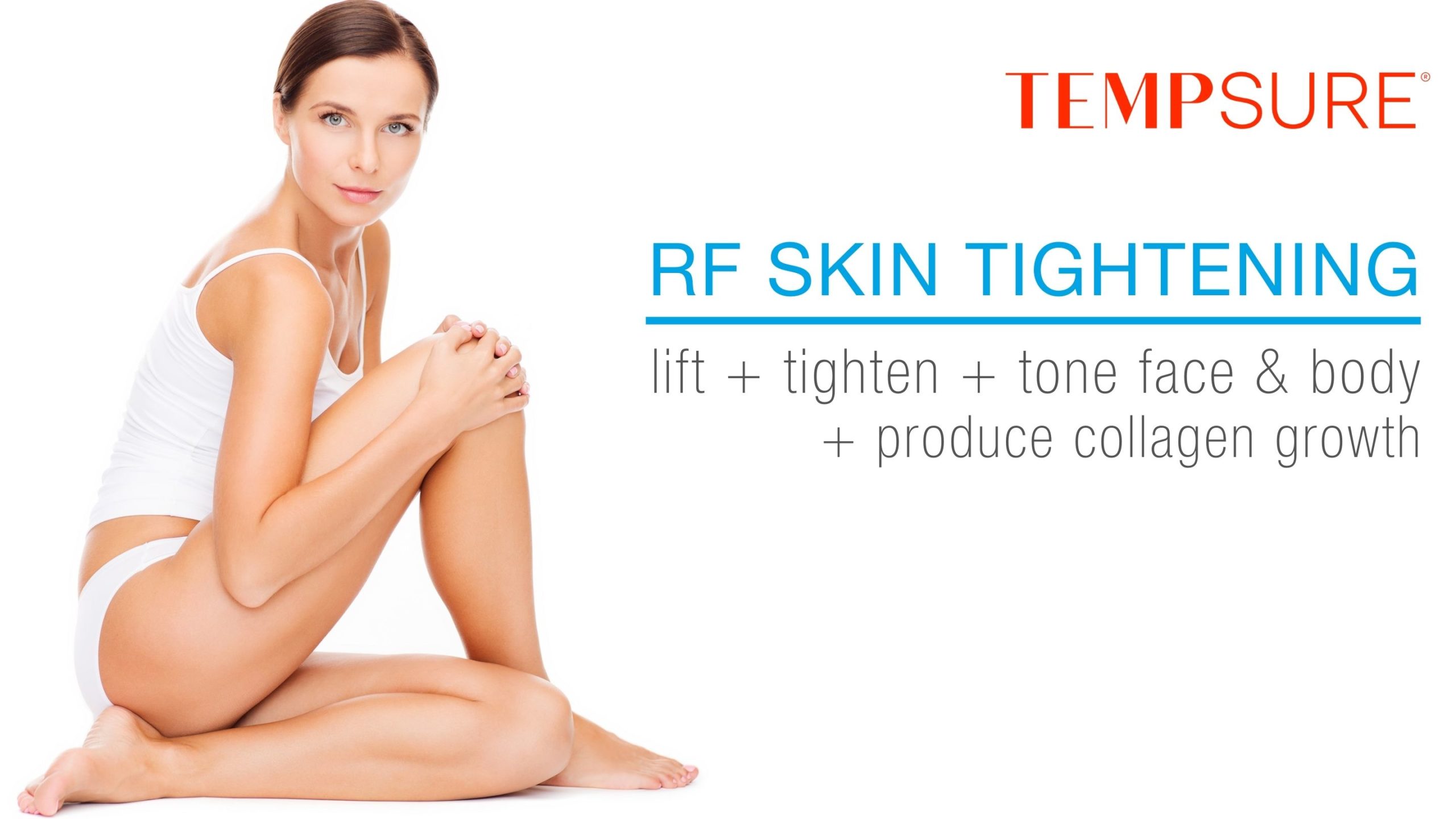 woman with tight skin promoting TempSure Envi